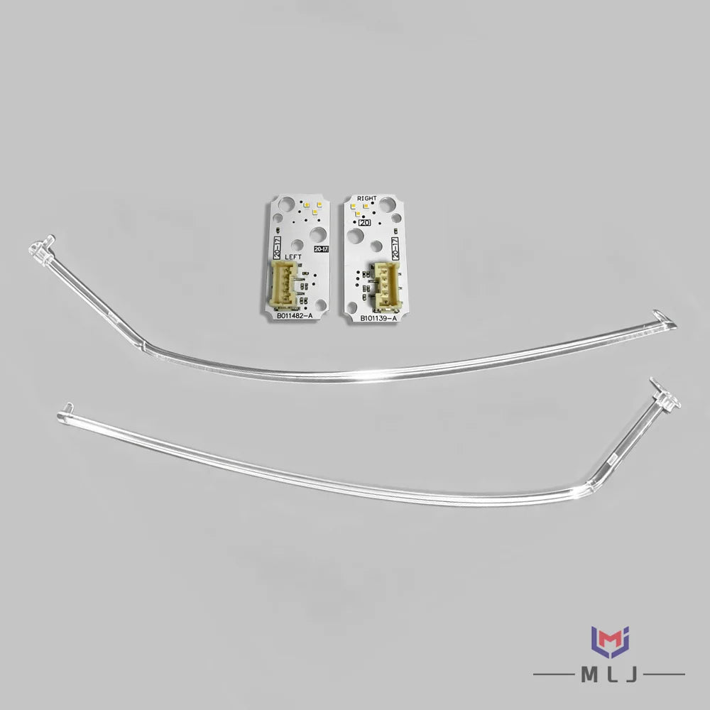 Headlight Yellow DRL Board Light Guide Tube Light Source Chips Daytime Running Light Replacement Parts for