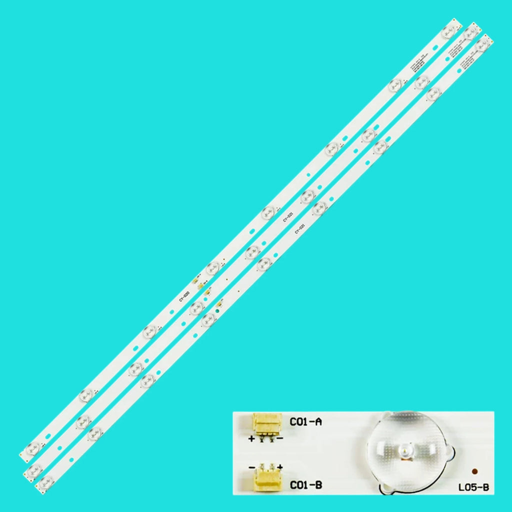 LED Backlight Strip for 30pcs LED Backlight For 43L35 E42F2000 AKTV432 43LED20T2 LD-4328 MS-L1111-L