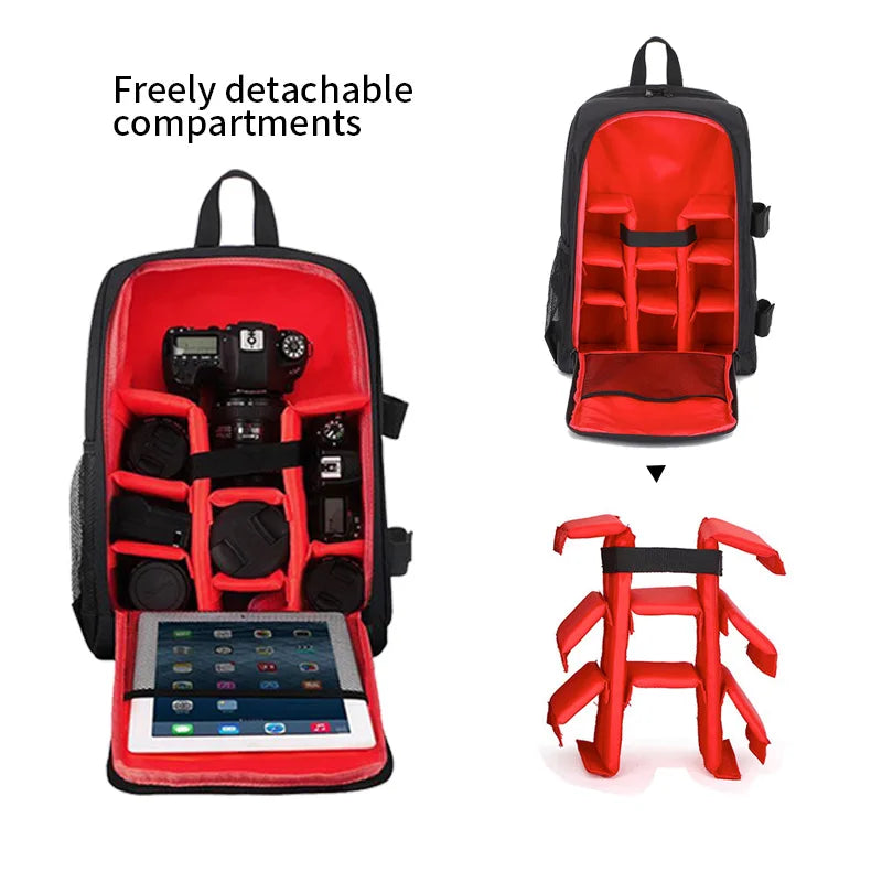Digital Camera Backpack Outdoor Large-Capacity Camera Bag La