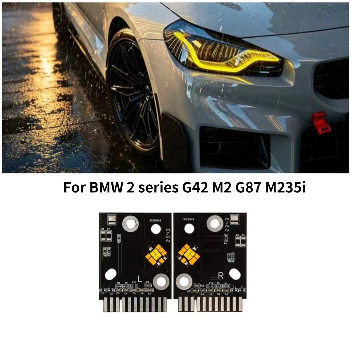 Angel Eye LED Boards DRL Adaptive LED Headlight DRL Daytime Running Light for BMW G87 G42 M2