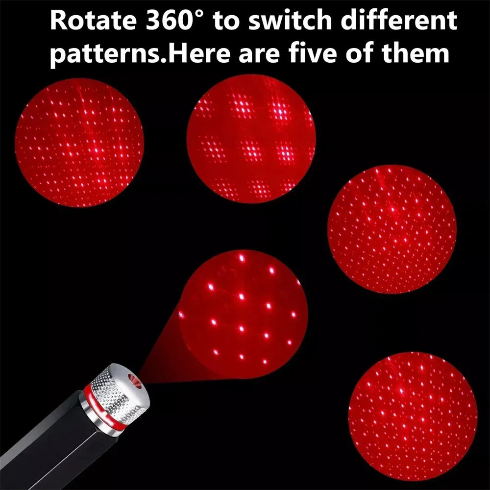 Mini LED Car Roof Star Night Lights Projector Light Interior