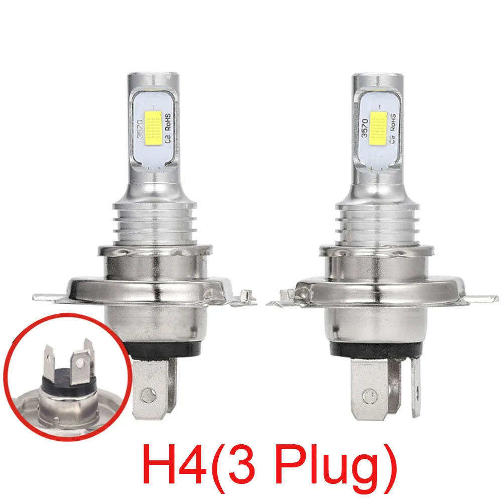 2Pcs 20000LM H7 H4 H8 H11 LED Headlight 9005 HB3 9006 HB4 CS