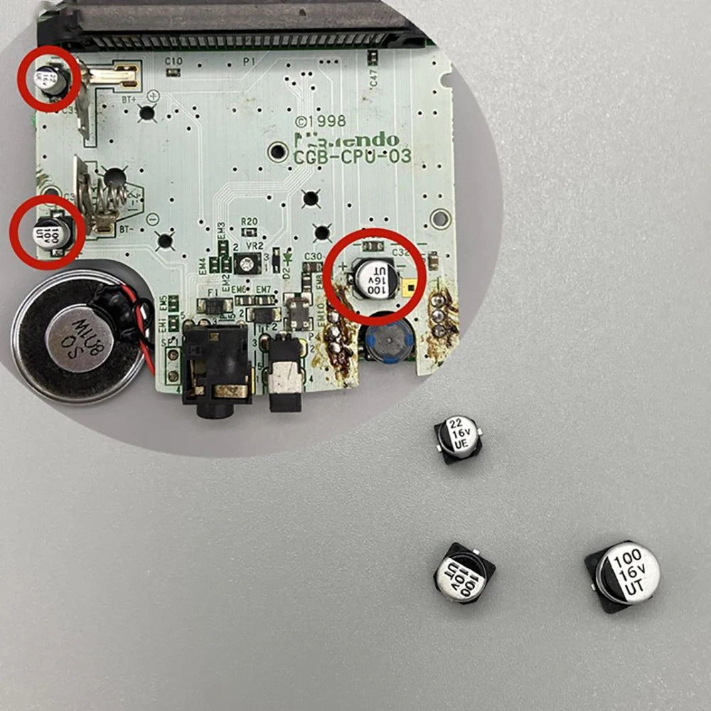 1-2 Sets Of Motherboard Capacitors And Power Inductor Replac