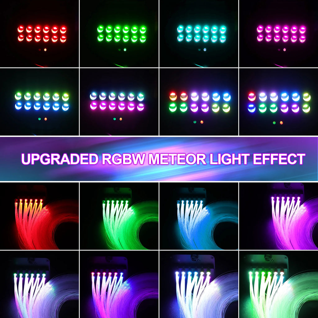 36W 4 Port Starlight Headliner Kit with Shooting Stars for C