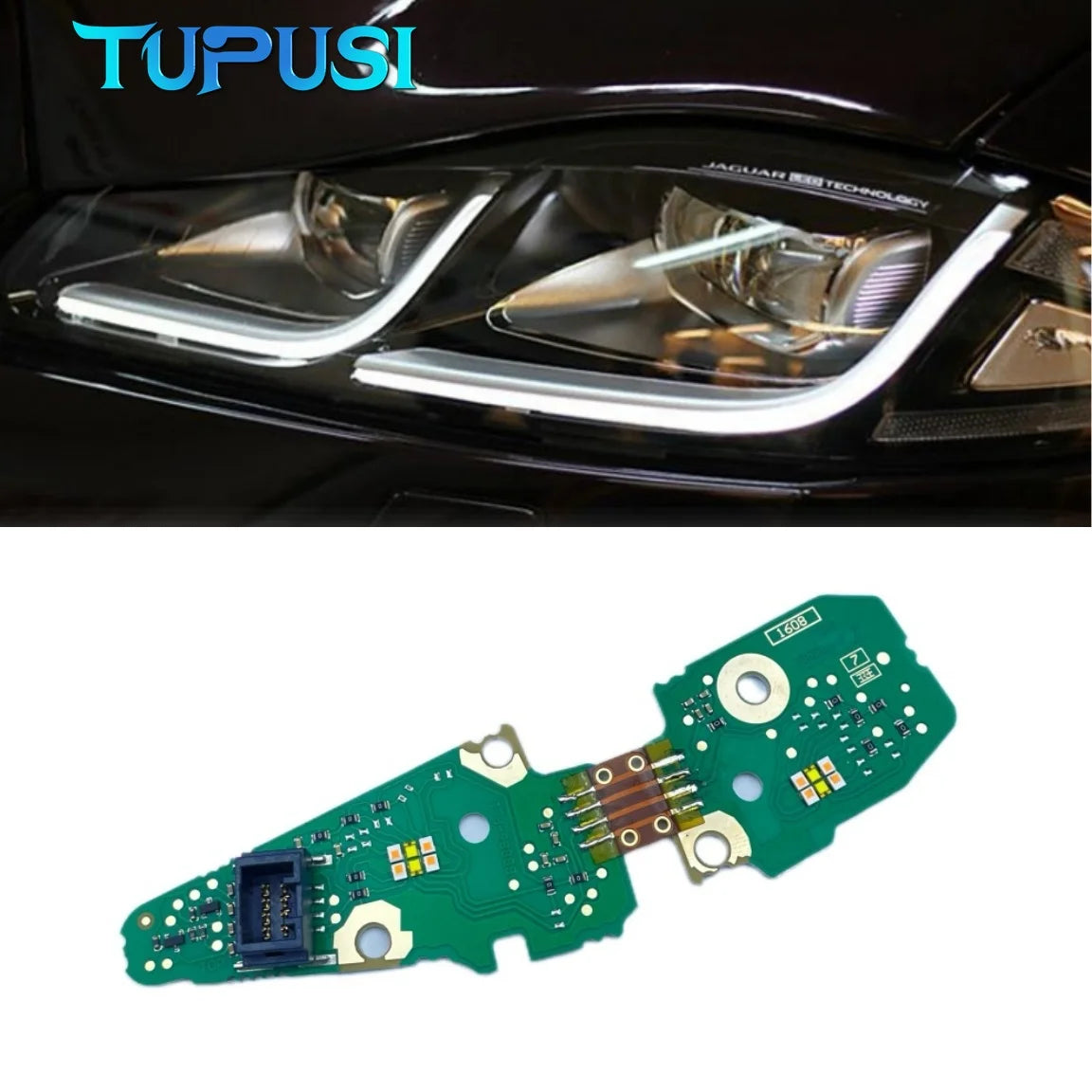 Headlight Daytime Running Lights LED Module LED Board OE for Jaguar XJ XJL 2016 2017 2018 2019 White Yellow