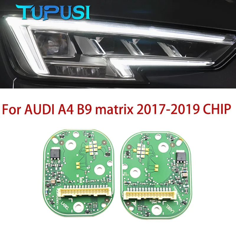 Angel Eyes For AUDI A4 B9 Matrix Headlights 2017-2019 Car Headlights DRL Chip White Light Ballast Chip
