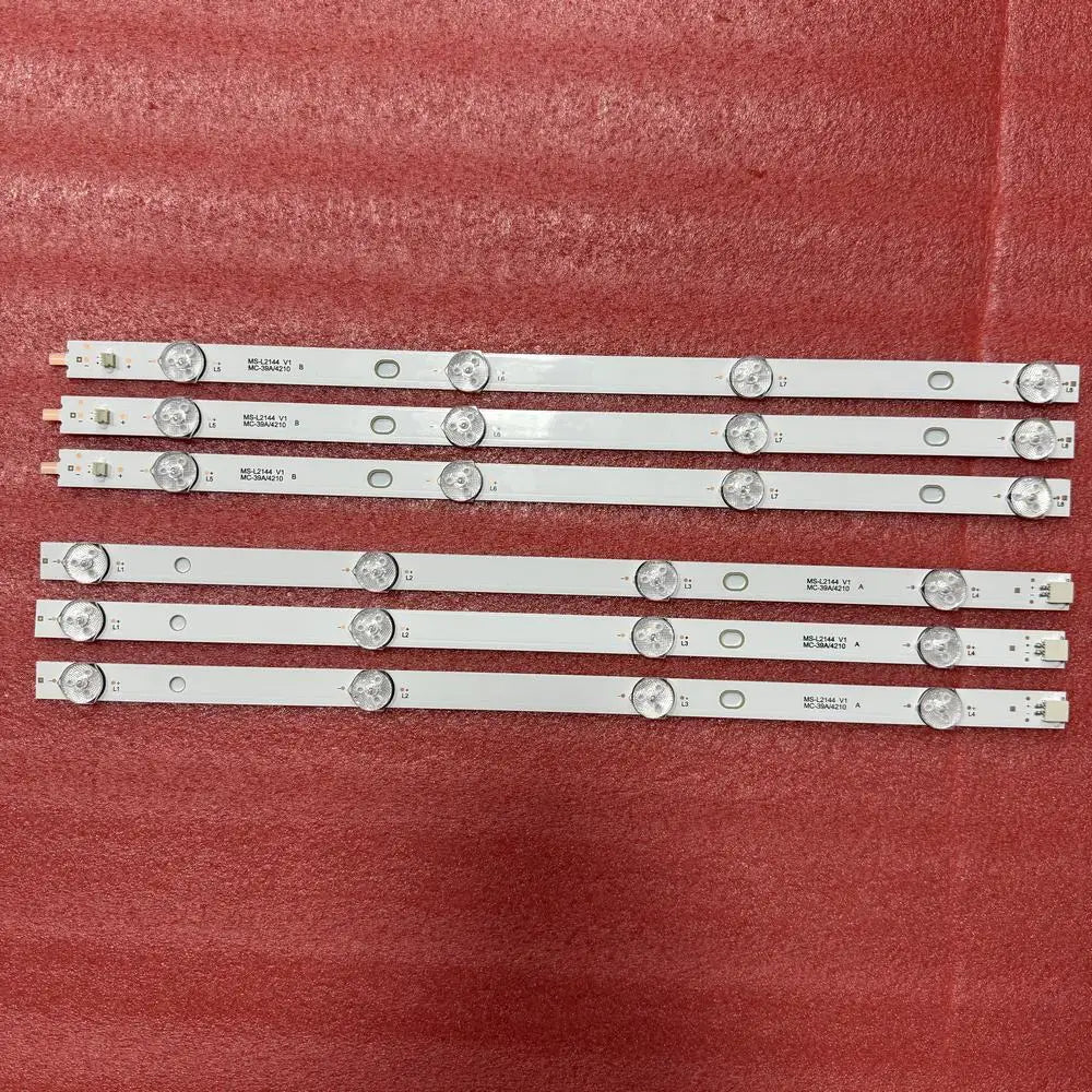LED Backlight Strip for 8LED 755mm LED Backlight Strip For MC-39A4210 MS-L2144 V1 MS-T385-2835-03A