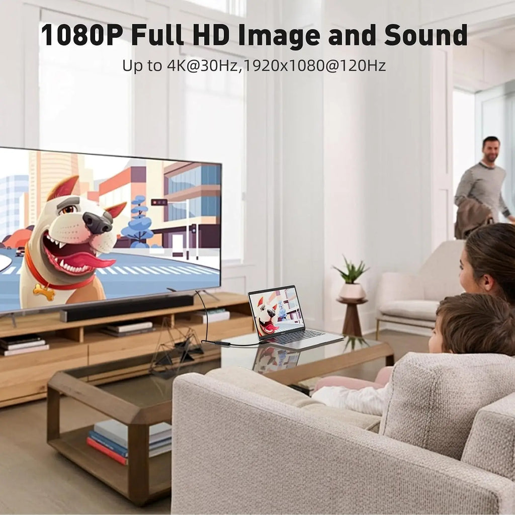 DP to HDMI Adapter 4k DisplayPort to HDMI Converter Male to 