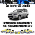 11-Piece LED Interior Light Kit for Mitsubishi MK2 2007-2010 - Canbus Error-Free Interior Bulbs
