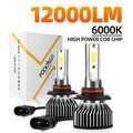 Roadsun Mini Size H4 H11 H7 LED Car Headlight Bulb 12000LM 6