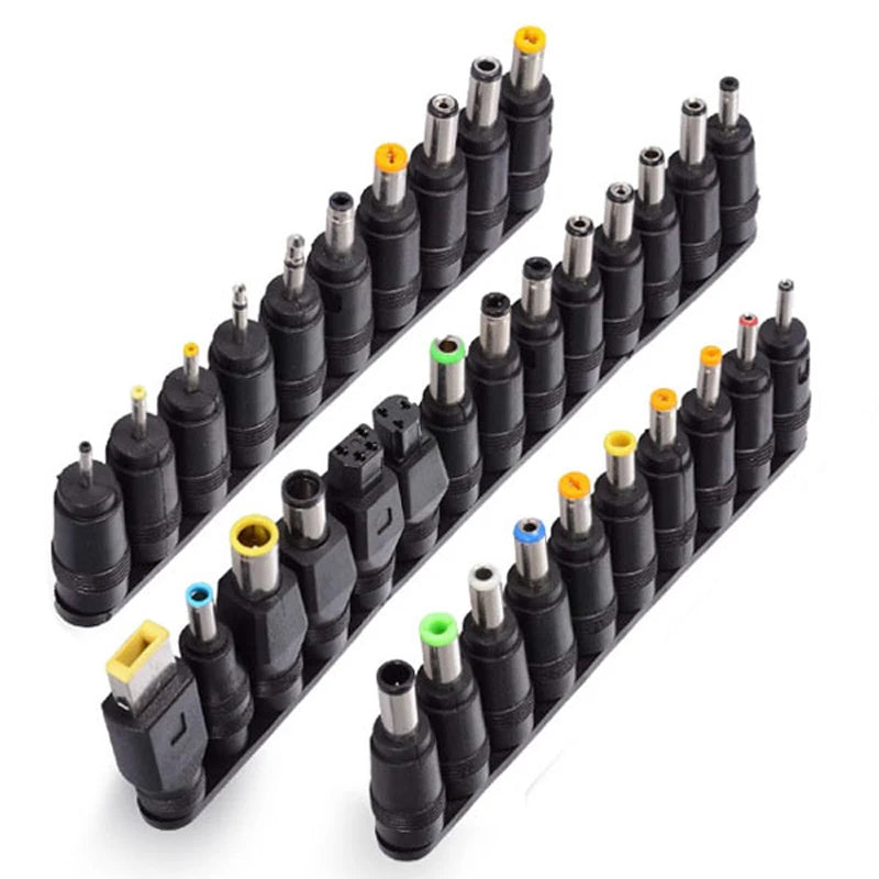 34PCS 8PCS Universal DC AC 5.5mmx2.1mm Power Adapter Tips Co