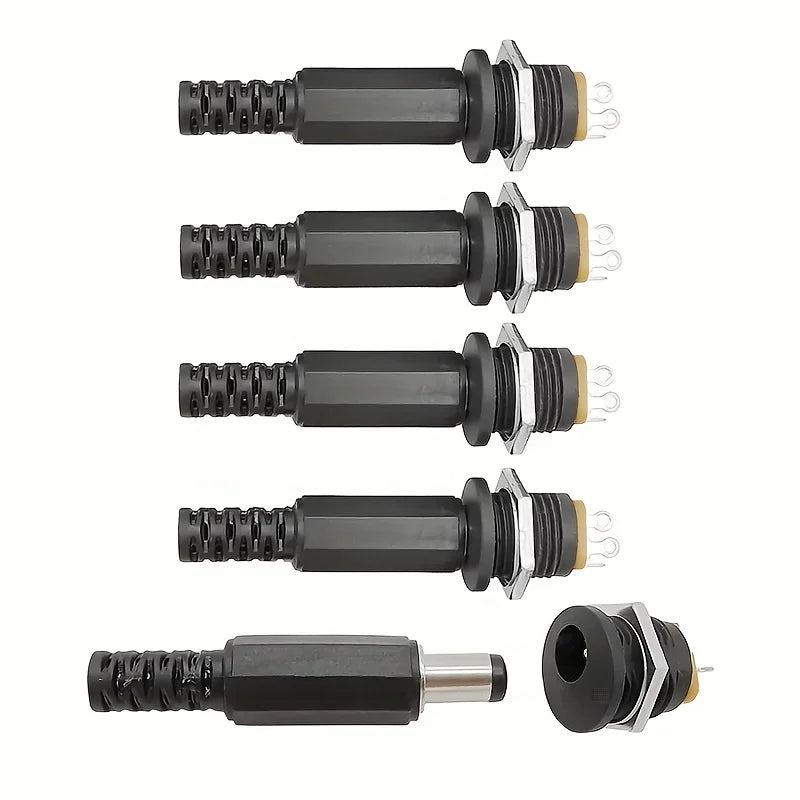 10Pcs DC 5.5x2.1mm 3.5x1.3mm 2.1 2.5 Connectors DC Power Plu