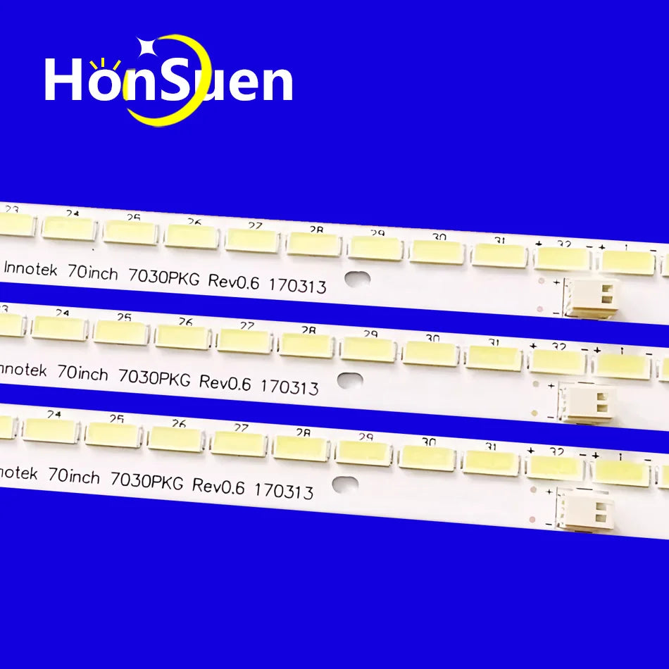 LED Backlight Strip for RUNTK5238TPZZ 5238ZZ 5369ZZ RUNTK5369ZZ 70INCH 7030PKG 64EA REV0.1_2012092 TV