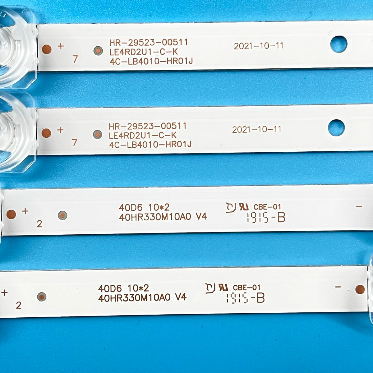 LED Backlight Strip for 40"TV TCL 40S6500 40D3000 40S6500FS 40D6 10X2 40HR330M10A0 V4 4C-LB4010-HR01J HR02J