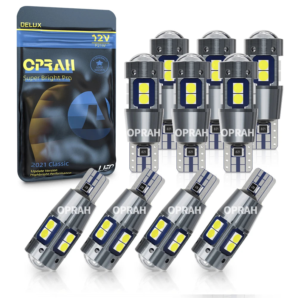 Oprah 5pcs LED T10 W5W Car Lights High Quality Canbus No Err