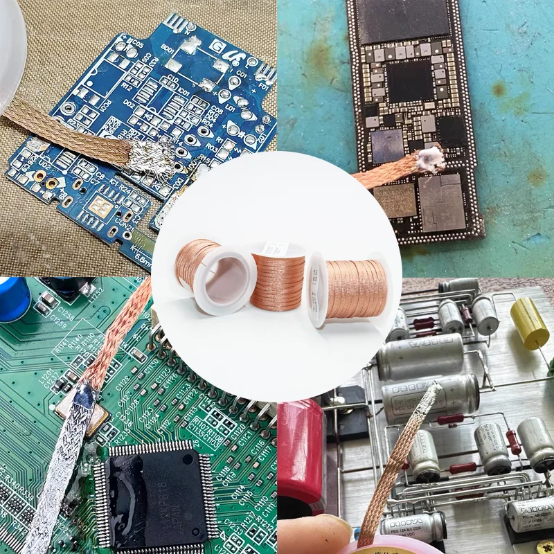 15/8M Copper Welding Desoldering Wire Braid Soldering Mesh W