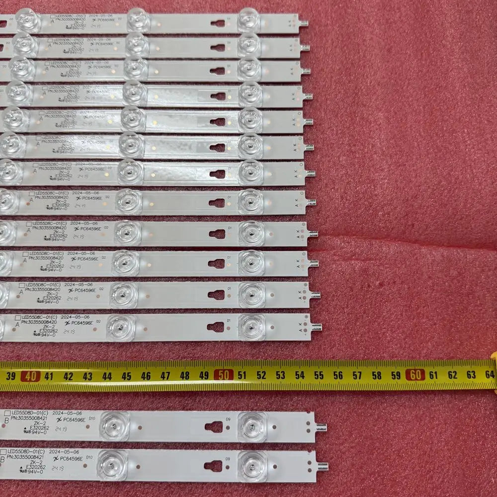 LED Backlight Strip for UHD-55F SU55MK J550U JVC LT-55MK770 LE55U65UB LC546PU2L02 LSC550FN10 LED55D8D-01(C)