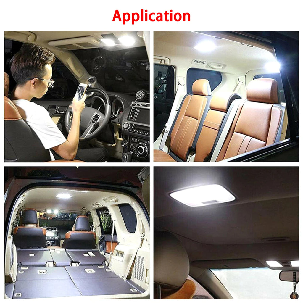 Car Interior Roof Lights 12V 36 LED Bulbs White Vehicle Ceil