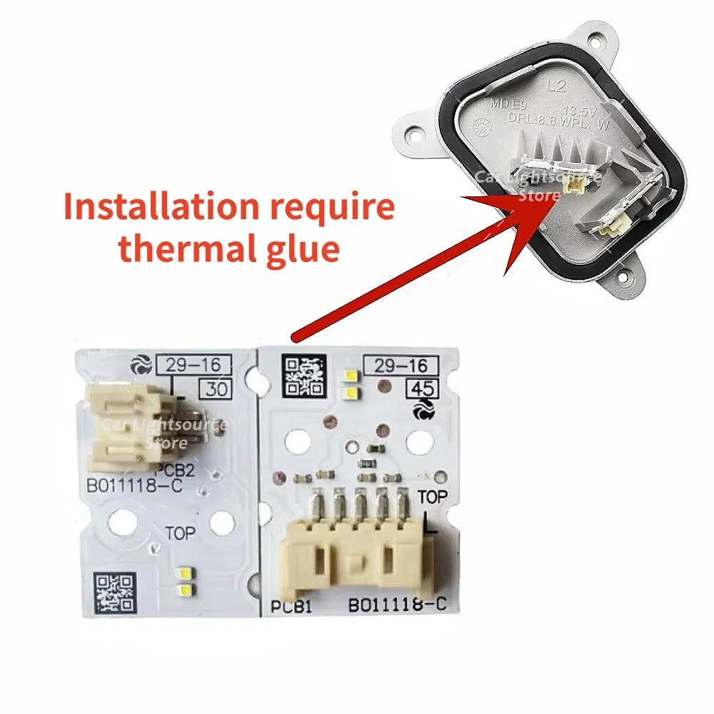 Angel Eyes DRL Boards For BMW 3 Series F34 GT LCI 2017-2020 LED Headlight Daytime Running Lights Module for