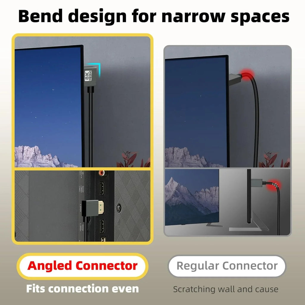 8K UHD Cable High Speed HDMI-compatible Mini/Micro HDMI-comp