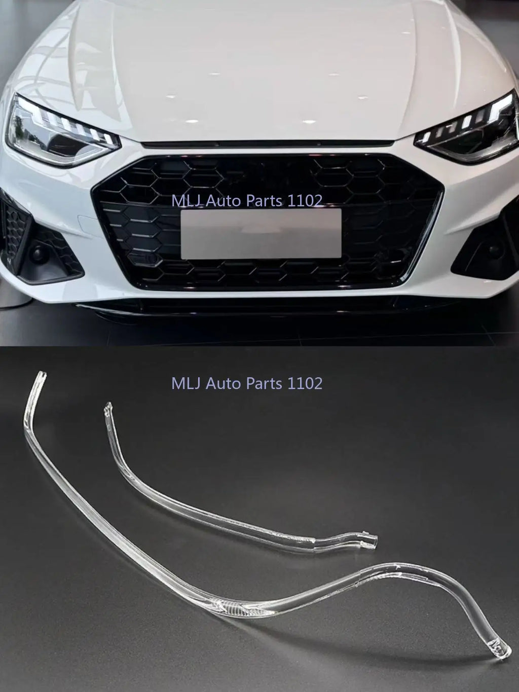 DRL Headlight Light Guide Plate Daytime Running Light Tube Bar for Audi A4L A4 2012-2016