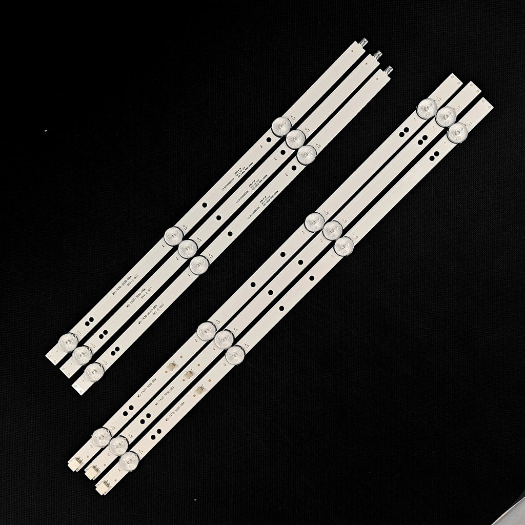 LED Strip for Akai AKTV-4329M IRBIS 43S01FD345B PT430CT02-1 MS-T430-3030-08A MS-L3452 SW-LE486558 Galatec