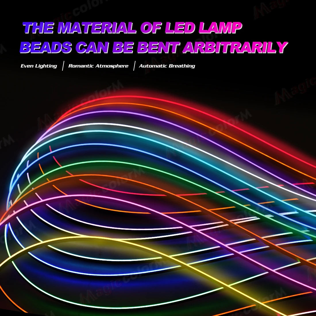 Vgetting Ambient Light 110CM LED Acrylic Strip For Auto DIY 