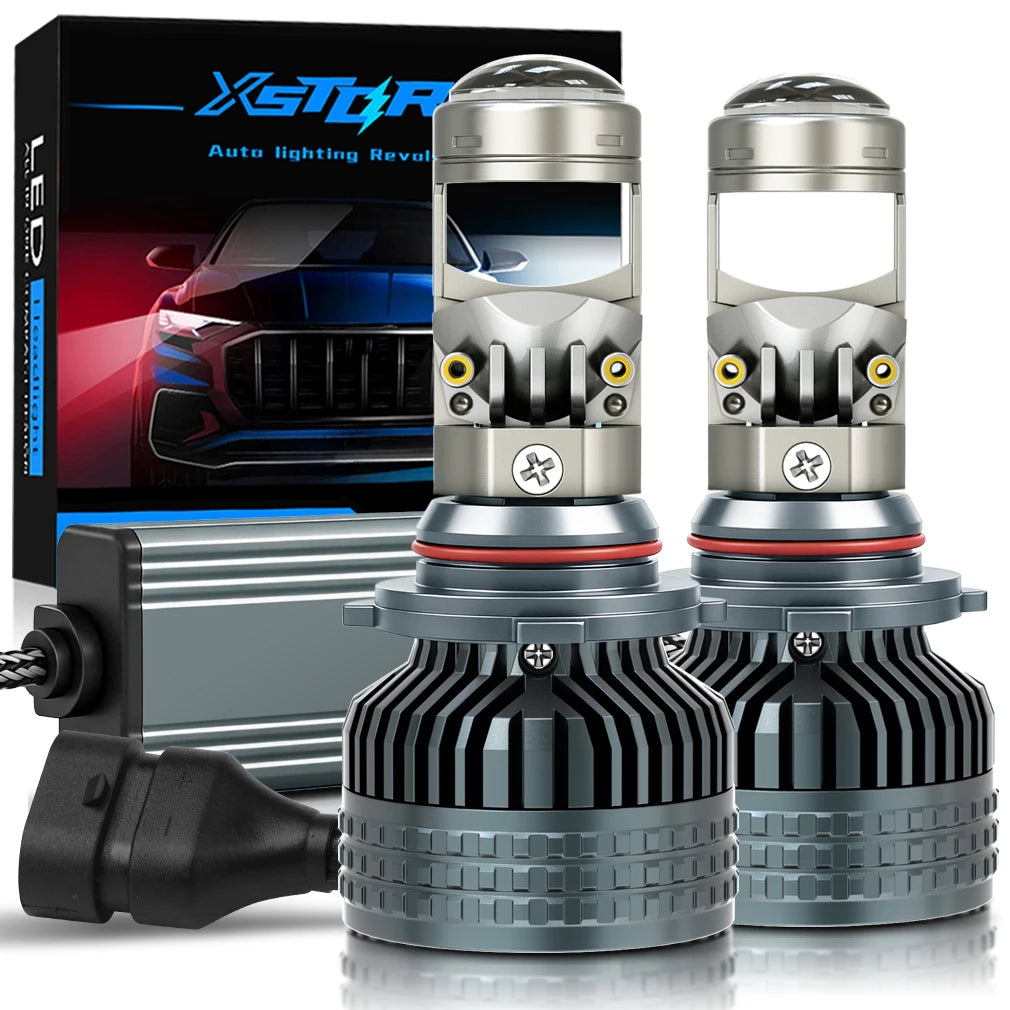 XSTORM H7 LED Projector Lens Headlights H4 H11 9005 9006 LED Canbus Car Lights Bulbs 80000LM 300W Auto/Moto Lamp Fog Light