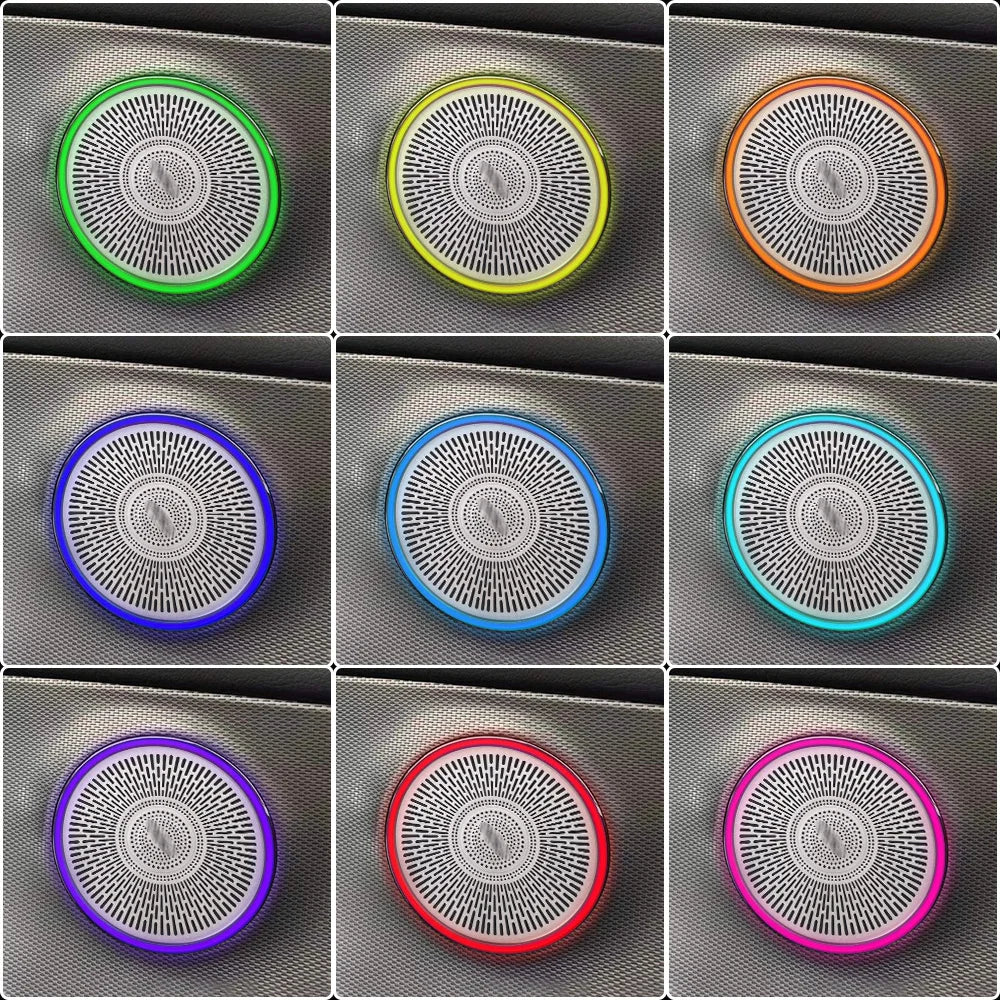 New LED Speaker Cover Car Door Horn Decorative Shell Cover A