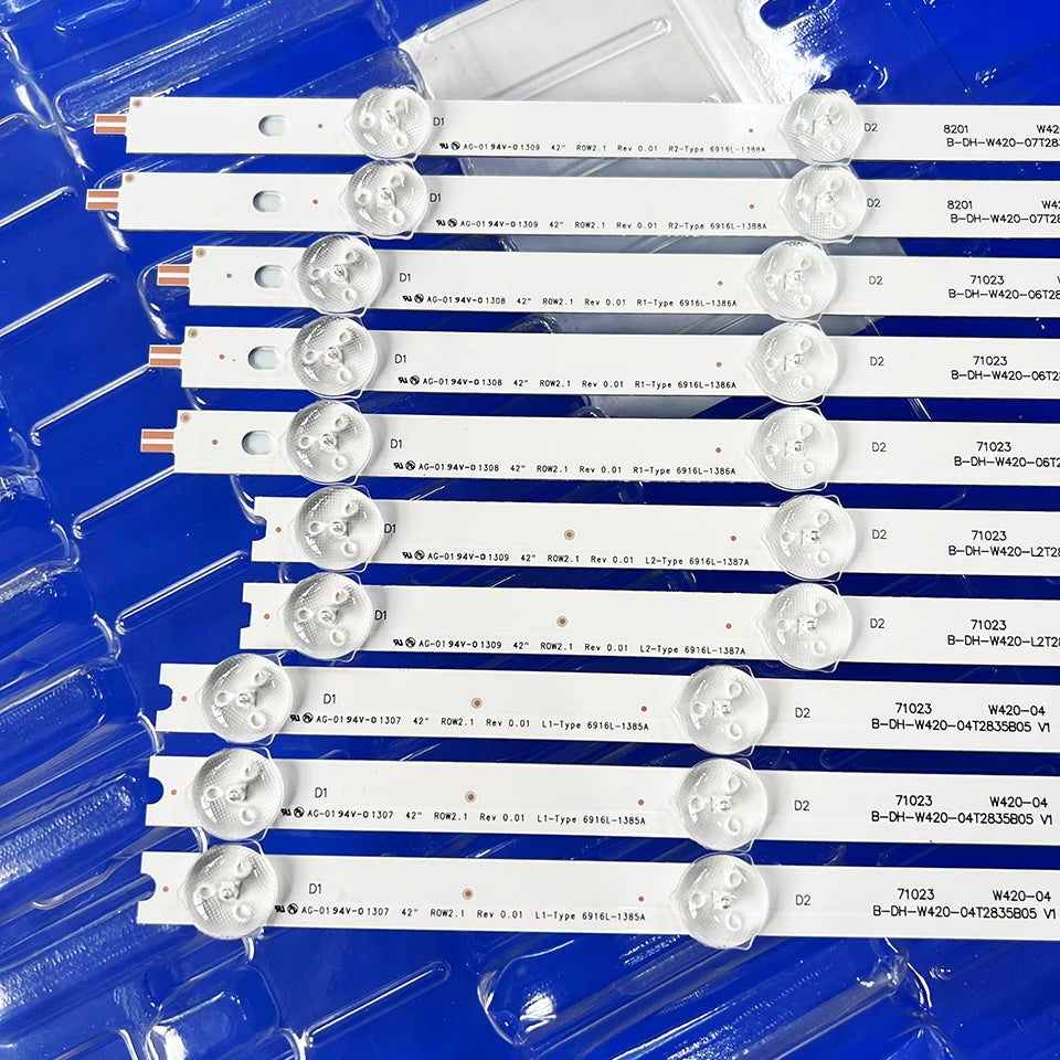 LED Backlight Strip for E420D-A0 E420I-A0 E420-A0 LC420DUG-JFR1 42LA615V 42LA620S 42LA620V 42LA6205 42LN570S