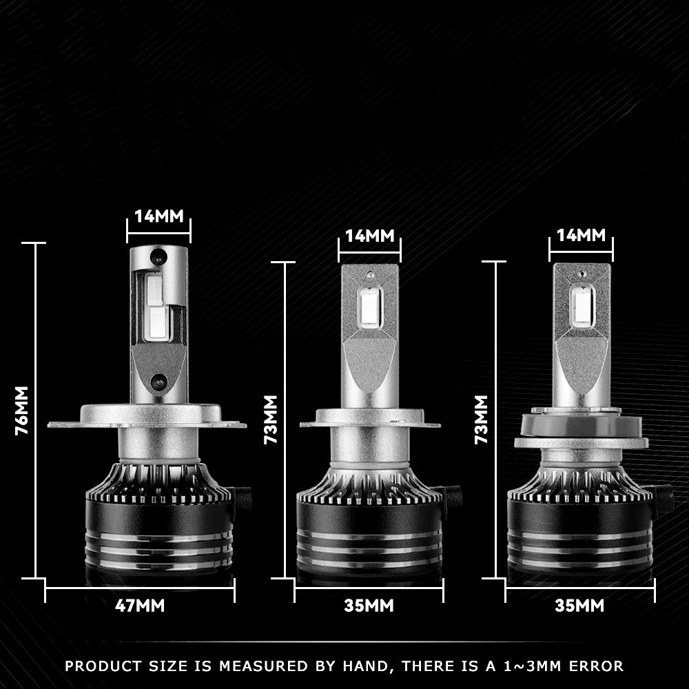 M8 Pro 120W 12000LM H7 LED Headlights Bulb H7 H8 H11 Car Hea