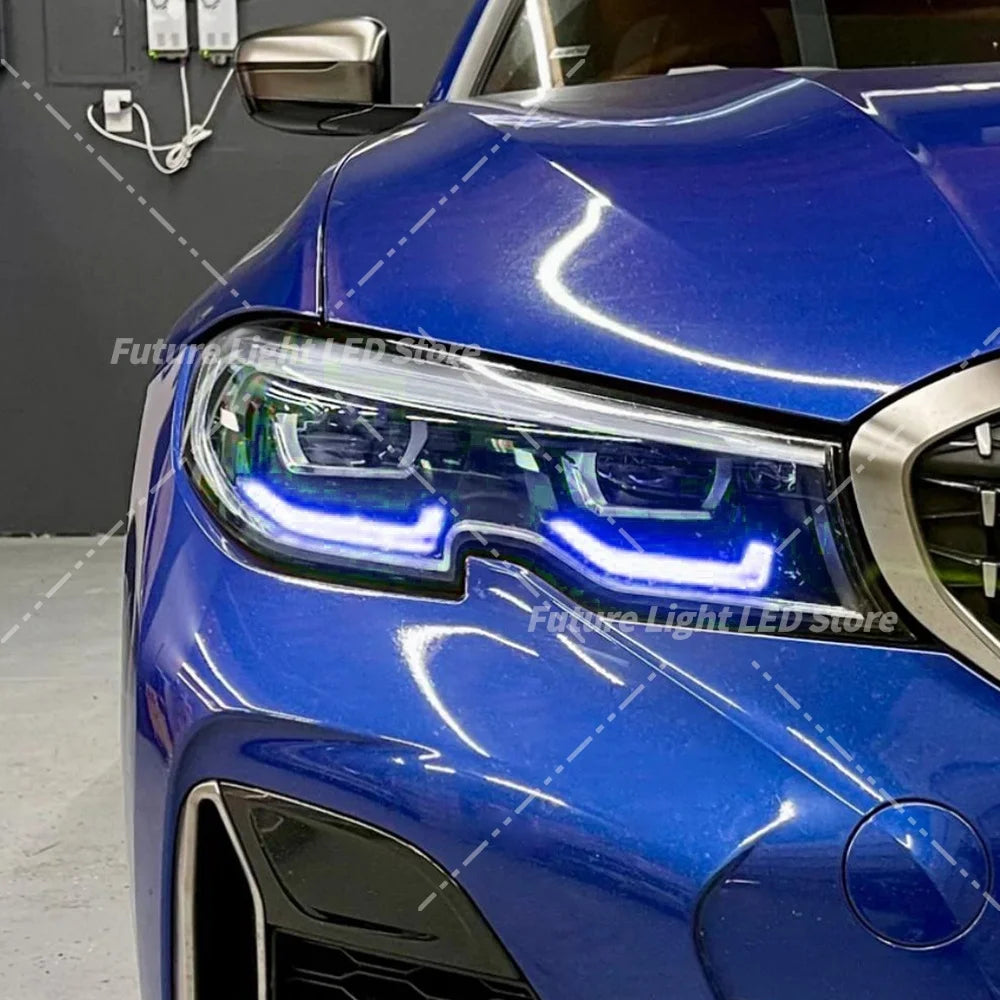 DRL Boards Angel Eyes Yellow Blue Red For 2019-2022 BMW 3 Series G20 G21 LED Headlight Daytime Running Light