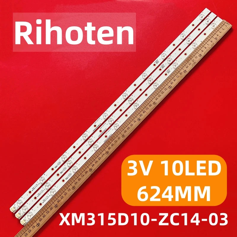 LED Backlight Strip for 3V 10LED backlight for XM315D10-ZC14-03 303XM315033 LE32D19 LE32D33H LE32D33 LED32D32