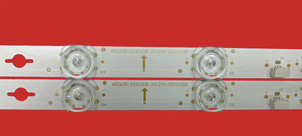 LED Strip for 65C639 65C635 65S515D 65C635-ZX3030A-4X12YH-20211009 65P12 65Q8E 65P76E 65C635-ZX3030B-2X12YH
