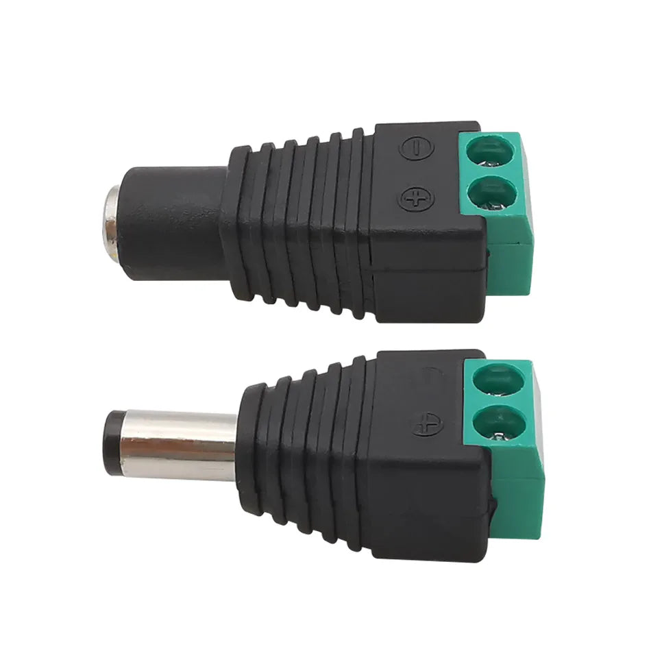 DC 2.5 x 5.5mm 12V DC Power Socket Connector 5.5 2.5mm Male 