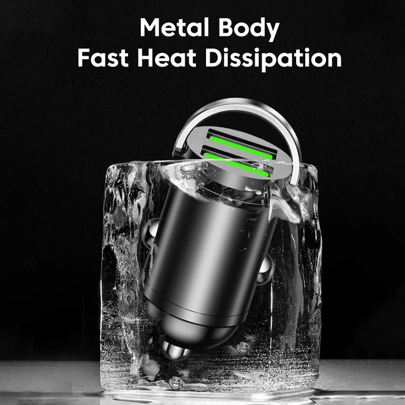 Dual USB Car Phone Charger 200W QC3.0 USB Fast Charging Car 