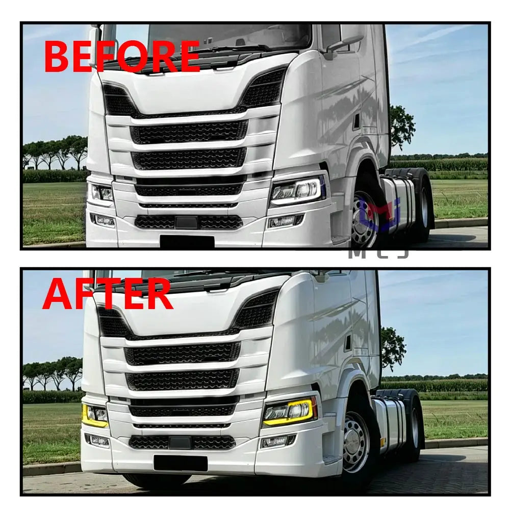 Angel Eyes DRL LED Board OEM 2379886 2655849 2379882 For Scania S R P G Series Headlight Source Chips Spare