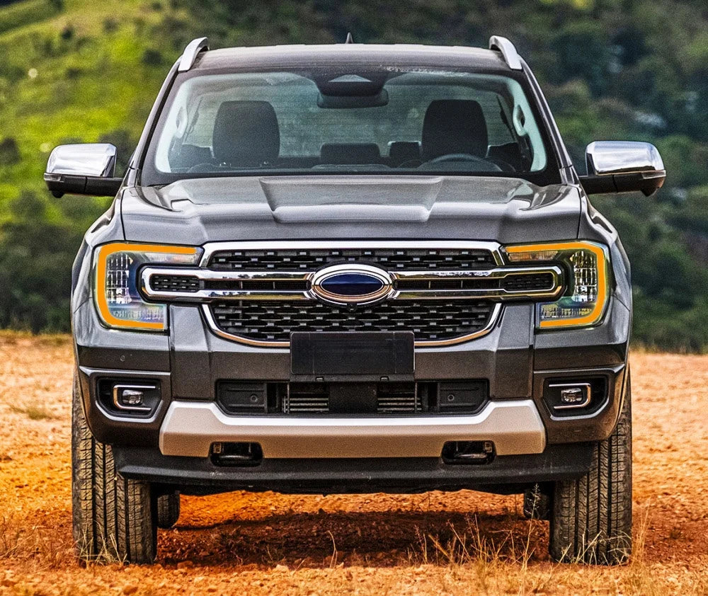 Headlight Angel Eyes Turn Signal DRL LED Boards For Ford Ranger T9 XL XLT 2024-2025 Daytime Running Light