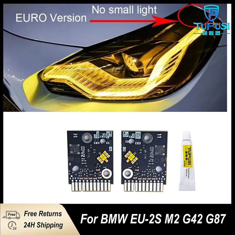 DRL Color Changing Chip For BMW 2 Series G42 M2 G87 2022-2025 Daytime Running Light Module Yellow Retrofit
