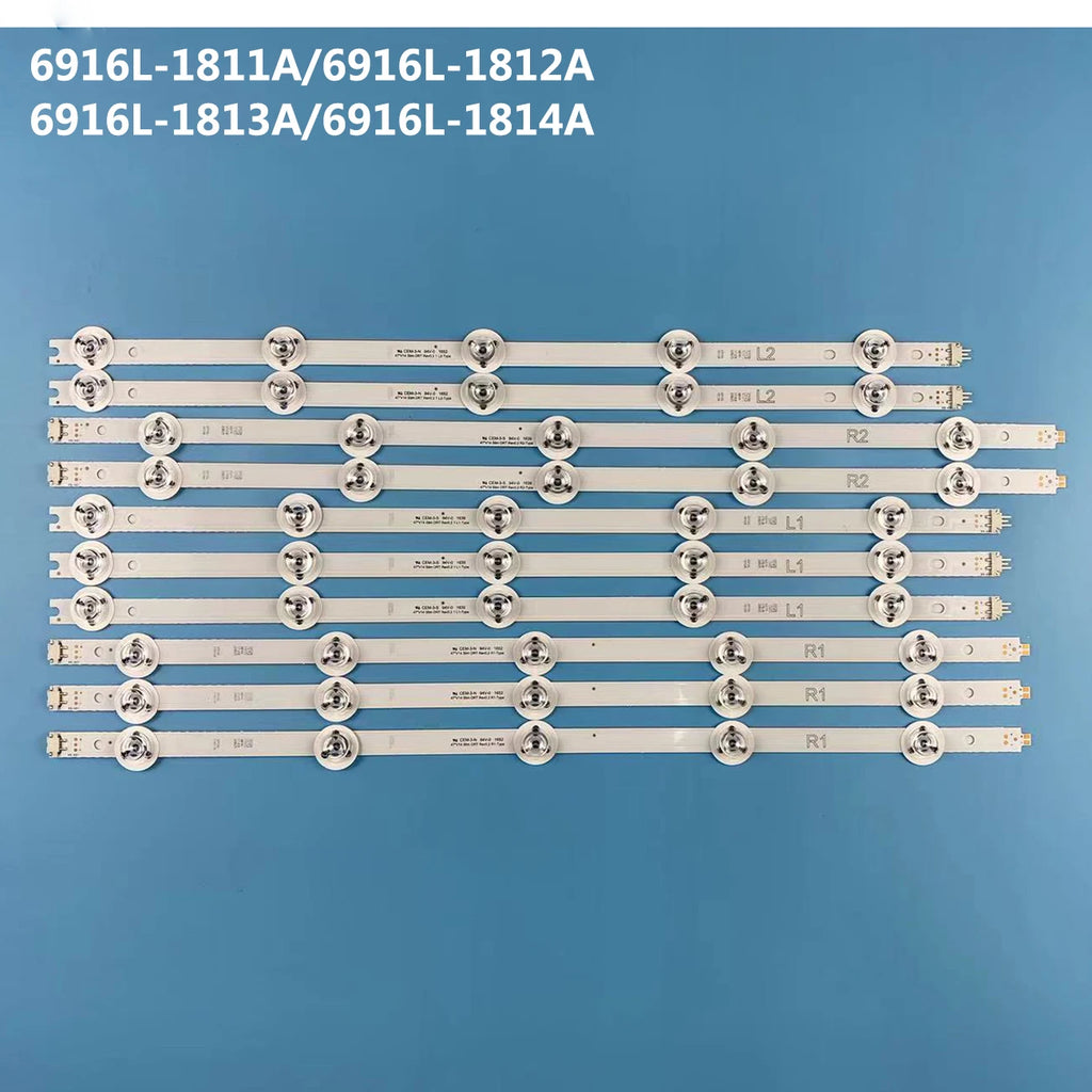 LED Backlight Strip for 47" v14 slim DRT Rev0.2 LC470DUF-VGF2 LC47ODUF-VGF1 TX-47ASW654 TX-47ASW754