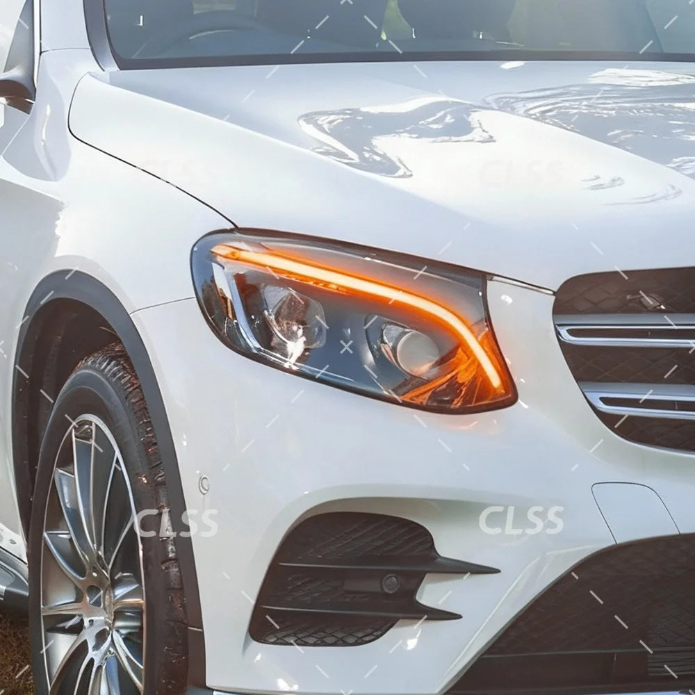 DRL LED Boards Lightsource For Mercedes-Benz GLC W253 GLC250 GLC200 2016-2019 High Spec Headlight Daytime