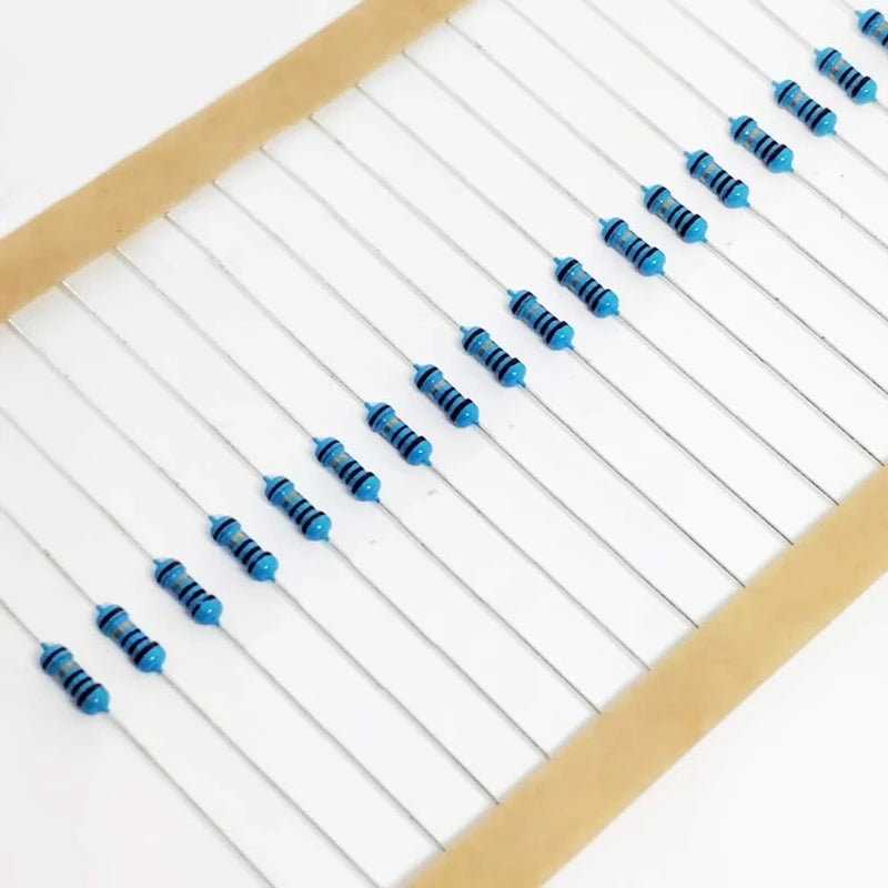 2600Pcs 130 Values Resistor Kit 1/4W Metal Film 1% 0.25W Ele