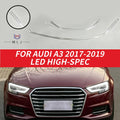 Angel Eyes DRL Headlight Light Guide Tube Strip Replacement For Audi A3 2017-2019 High Spec Daytime Running