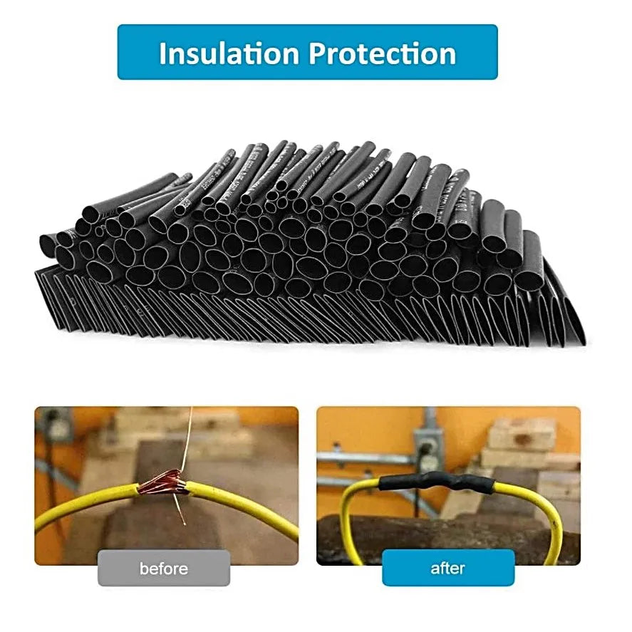 150pcs/Box 2 1 Polyolefin Heat Shrink Tubing Tube Sleeving W