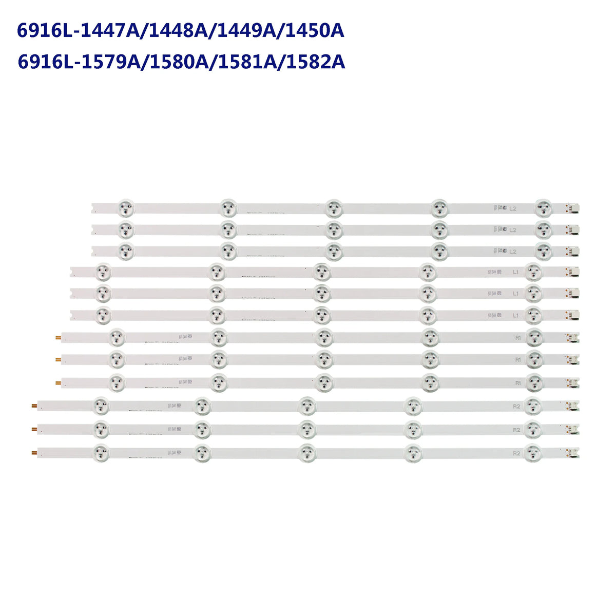 LED Strip for 55"V14 55PFK6309/12 55PFT6309 55E730A 6916L-1447A 1448A 1449A 1450A LC550DUN(PG)(P1)