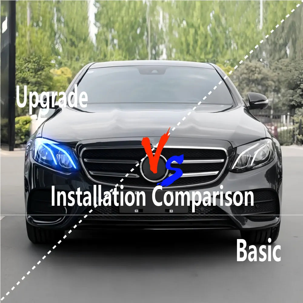 DRL Yellow LED Panel Daytime Running Lights Red Multicolor Yellow Daytime Running Lights for W213
