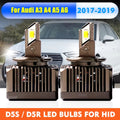 Headlight LED Bulbs Auto LED Lamp High/Low Beam 6000K 110W Car Lights HID Conversion Kit for Audi D5R D5S A6