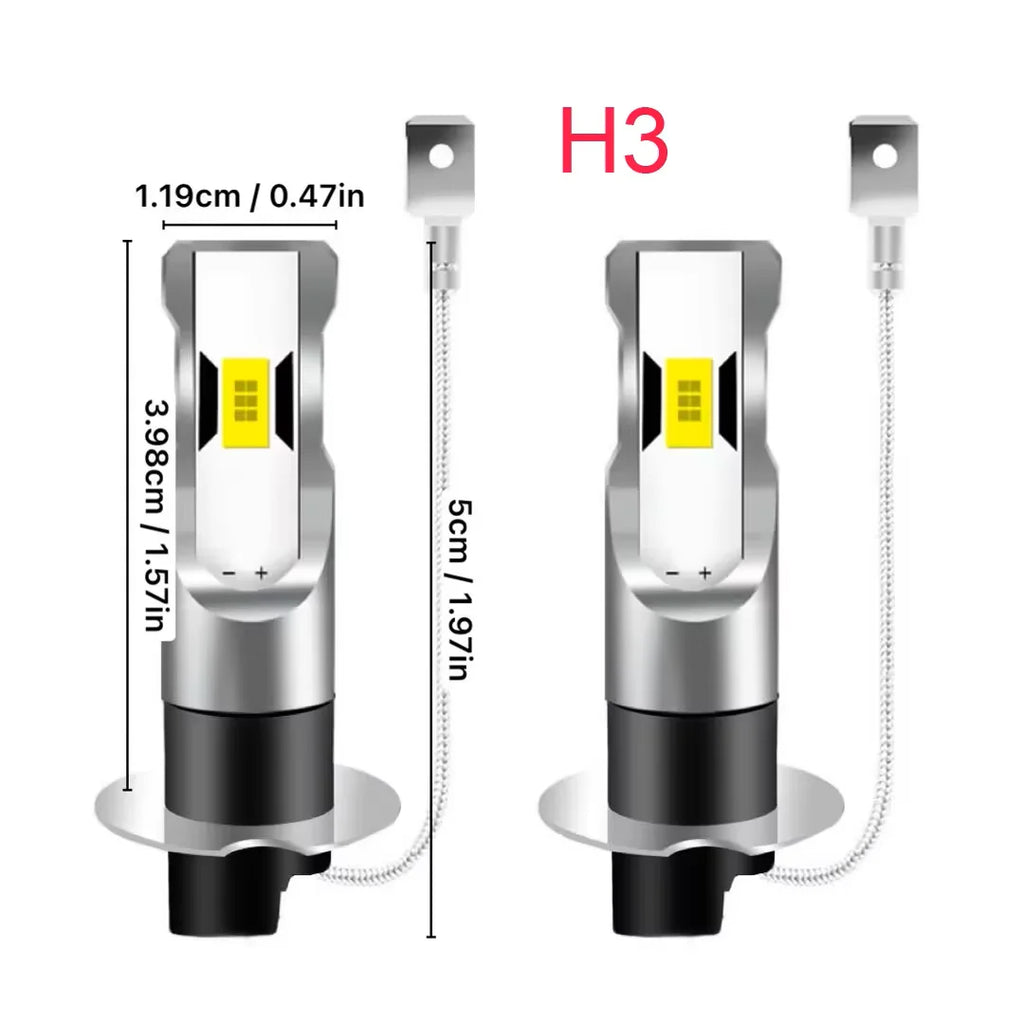 New 20000LM H7 LED Car Headlight Kit Mini Bulb 100W H1 H3 H4 For Car Headlamp Auto Fog Lamps H7 Led Turbo Automobile 12V 24V G3