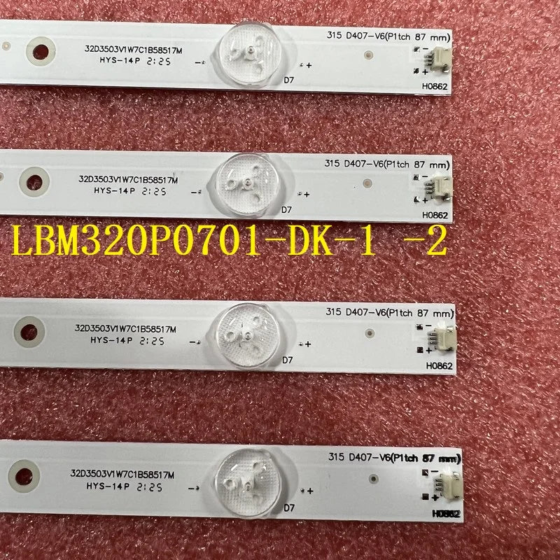 LED Backlight Strip for Sharp LC-32LD165E LC-32LD165RU LC-32LD166K EVERLIGHT LBM320P0701-DK-1