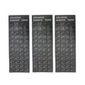 Ukrainian Keyboard Stickers Durable Alphabet Black Backgroun
